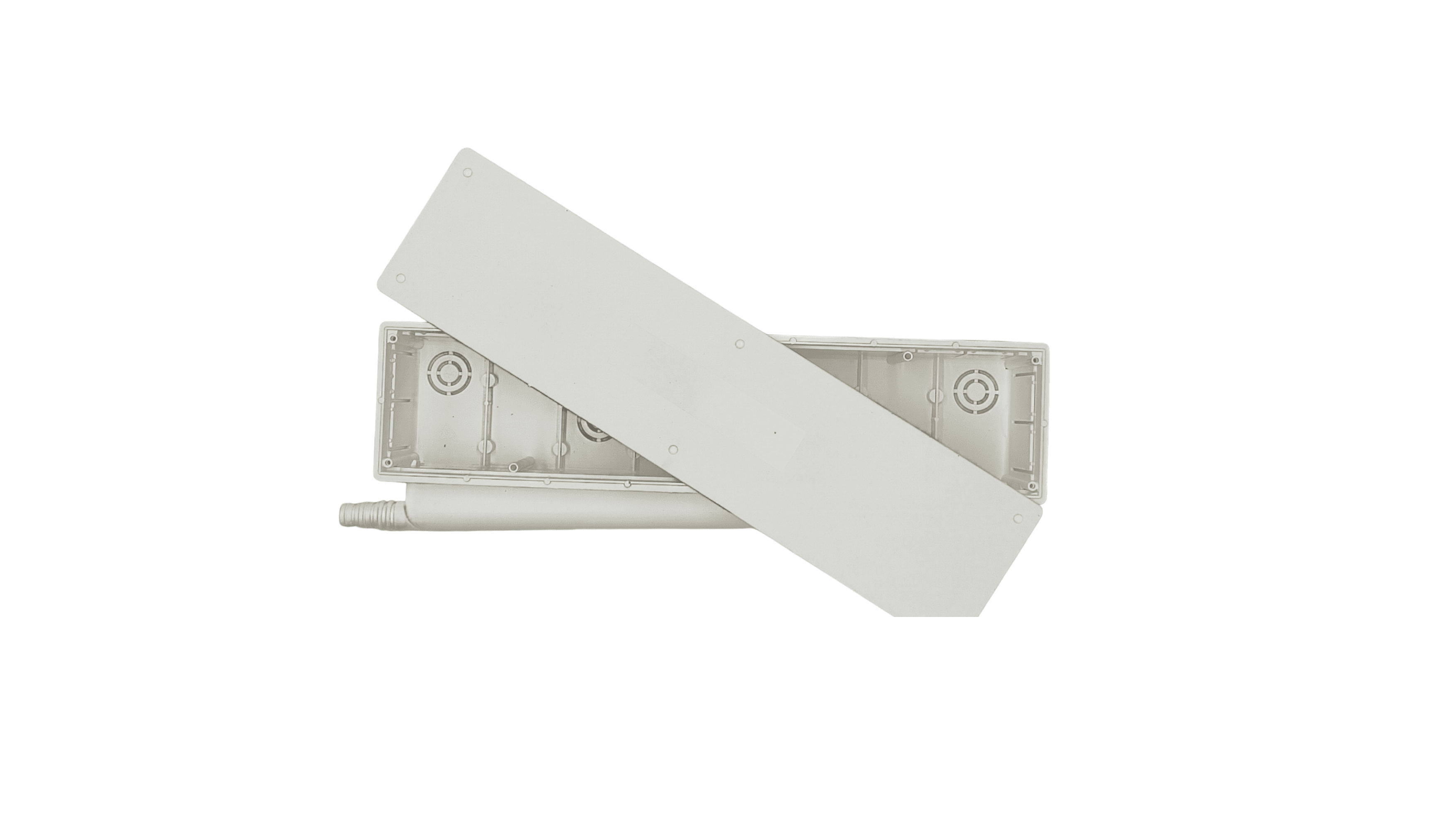 Box montażowy z poziomym odpływem SE022