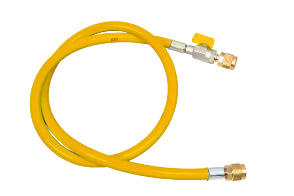 WĄŻ SERWISOWY Z ZAWOREM 150 CM REFCO CA-CL-60-Y ST090